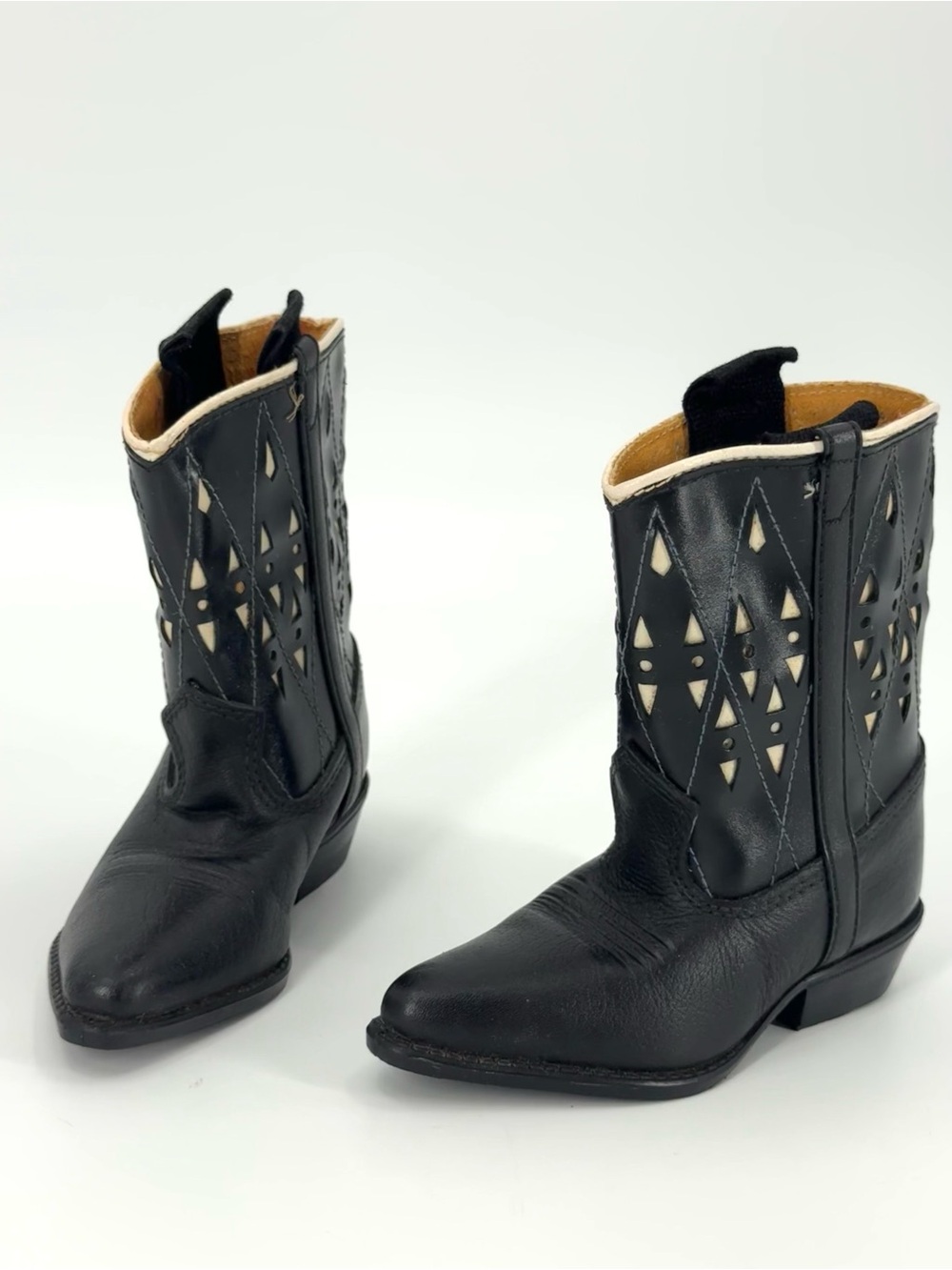 70s VTG Corral West RODEO Diamond Stitched Cowboy Boots